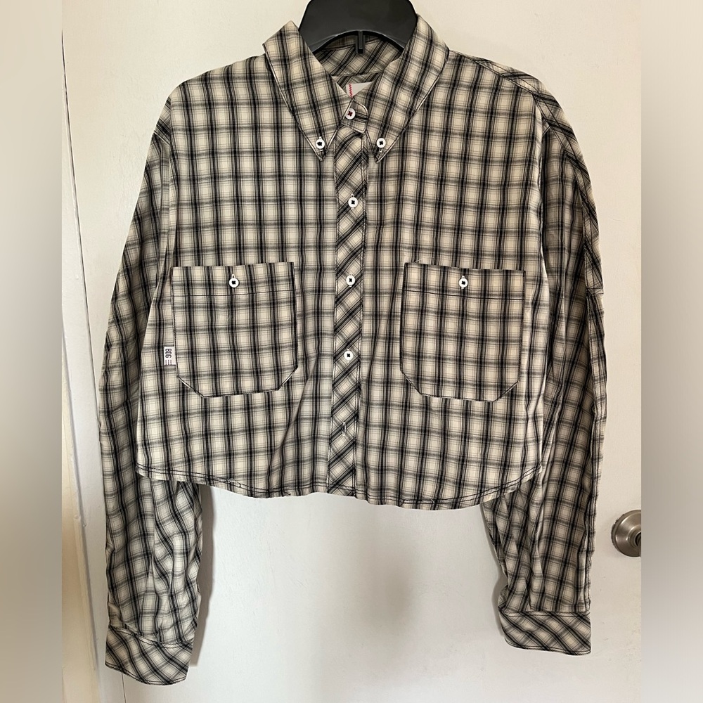 Cropped flannel